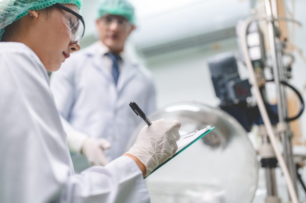 professional health care researchers working in medical science laboratory, medicine technology