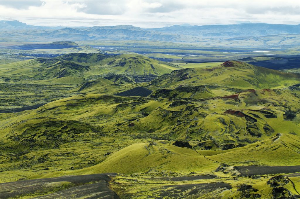 Volcanic landscape in Lakagigar